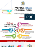 Proposal Pelayanan Publik: Inovasi