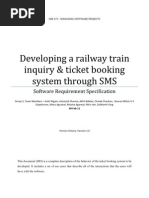 Download Railway Ticket Booking System SRS by chetakchauhan SN53558438 doc pdf