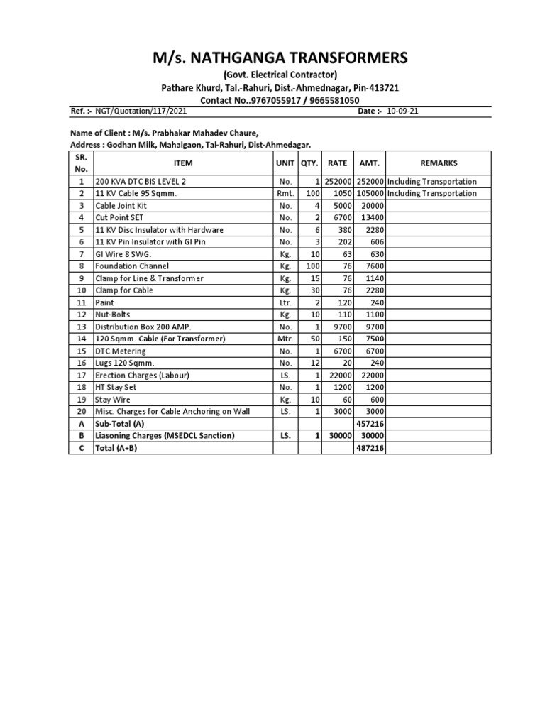 Quotation 1.3% | PDF | Technology & Engineering