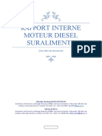 Rapport Interne SurAlimentation Du Moteur Diesel.
