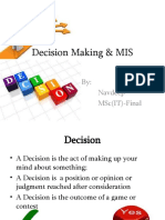 Decision Making & MIS