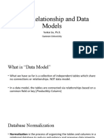 Chap2 - Table Relationship and Data Models