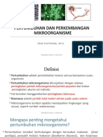 Pertumbuhan Dan Perkembangan Mikroorganisme