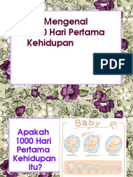 Mengenal 1000 Hari Pertama Kehidupan