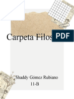 Carpeta de Filosofia