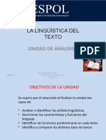 Unidad II La Linguistica Del Texto Sesio