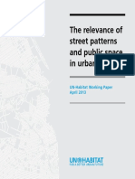 ONU (2013) The Relevance of Street Patterns and Public Space in Urban Areas