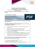 Guia de actividades y rubrica de evaluación - Unidad 1 - Paso 1 - Línea de tiempo