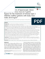 Long-Term Effects of Laparoscopic Sleeve Gastrectomy Versus Roux-En-Y Gastric Bypass For The Treatment of Chinese Type 2 Diabetes Mellitus Patients With Body Mass Index 28-35 kg/m2