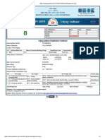 Udyog Aadhaar Registration Certificate