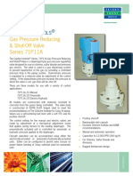 Gas Pressure Reducing: Gas Pressure Reducing & Shut-Off Valve & Shut-Off Valve Series 71P11A Series 71P11A