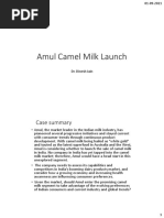 Amul Camel Milk Launch: Case Summary