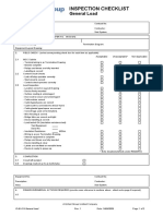 Inspection Checklist: General Load