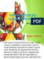 Prepare Stocks, Sauces and Soups