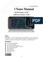 DSO Nano Manual: PCB Version: V1.50 Software Verion: V1.40