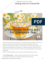 11 Incredibly Healing Uses For Chamomile Tea - Young and Raw