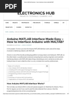 Arduino MATLAB Interface - How To Interface Arduino With MALTAB