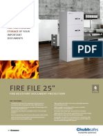 Fire File 25": Certified Fire-Resistant Filing Cabinet of Your Important Documents