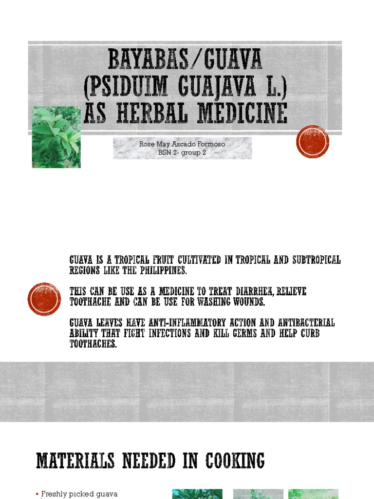 Bayabas Herbal Med PDF