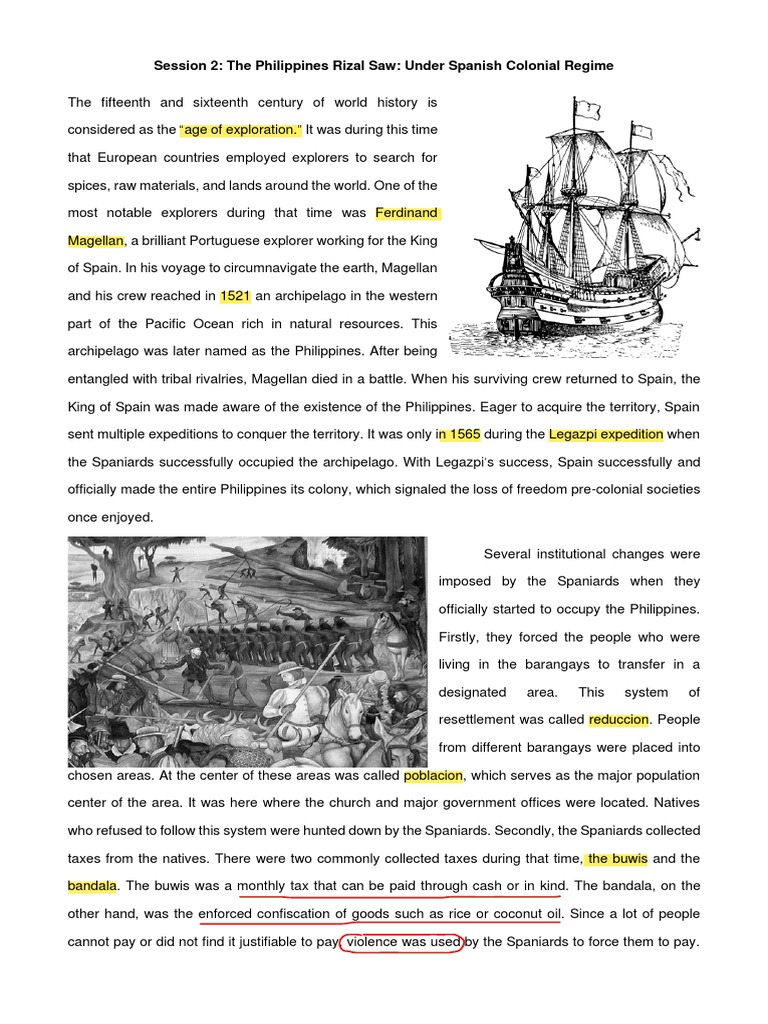 Spanish Colonial Impact on the Philippines | PDF | Spanish Empire ...