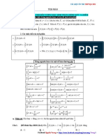 Chuyên Đề 26. Tích Phân - Đáp Án