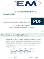 FEM Direct Approach 1D Problems