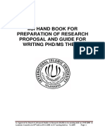 Guidelines for Preparation of Synopsis of MS LLM PhD