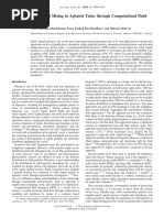 Study of Solid-Liquid Mixing in Agitated Tanks Through Computational Fluid Dynamics Modeling