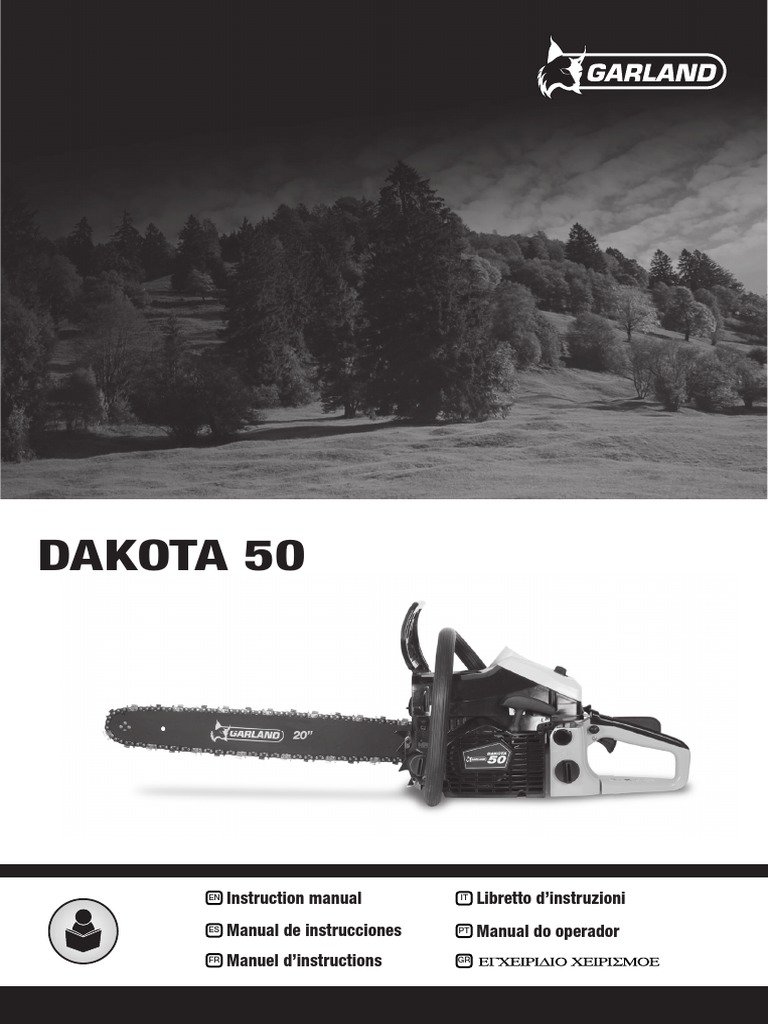 Outillage com Schemas plans Notice tronconneuse roster pdf Motosierra Dakota 50 49 3cc Garland | PDF | Tornillo | Gasolina