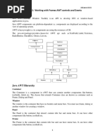 Chapter 2: Working With Frames AWT Controls and Events