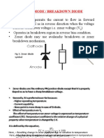 Zener Diode / Breakdown Diode