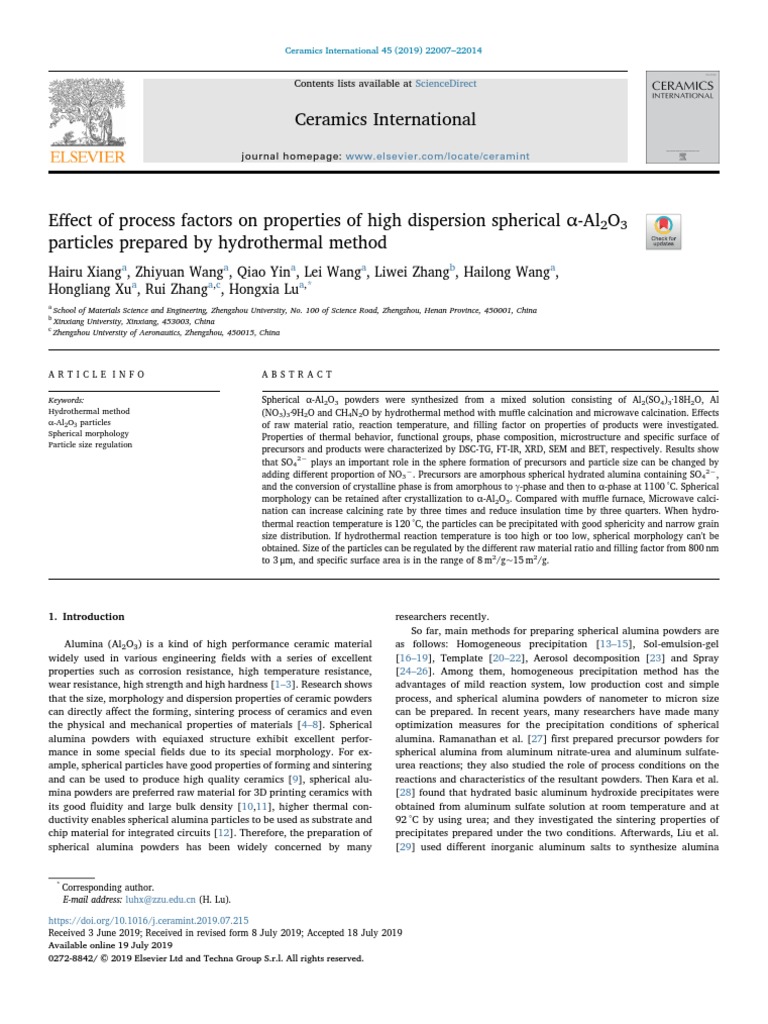 Ceramics International Sciencedirect Download Free PDF Ceramics