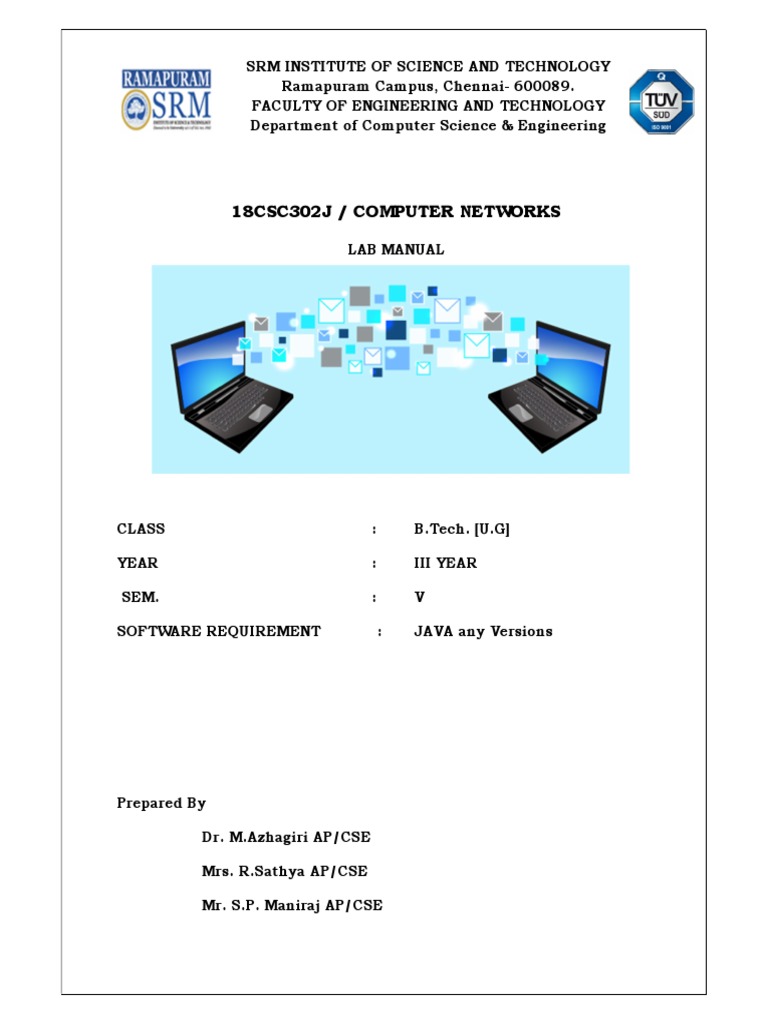 Computer Networks Lab Manual PDF I Pv6 Port Networking)