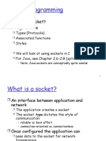 Socket Programming: What Is A Socket? Using Sockets