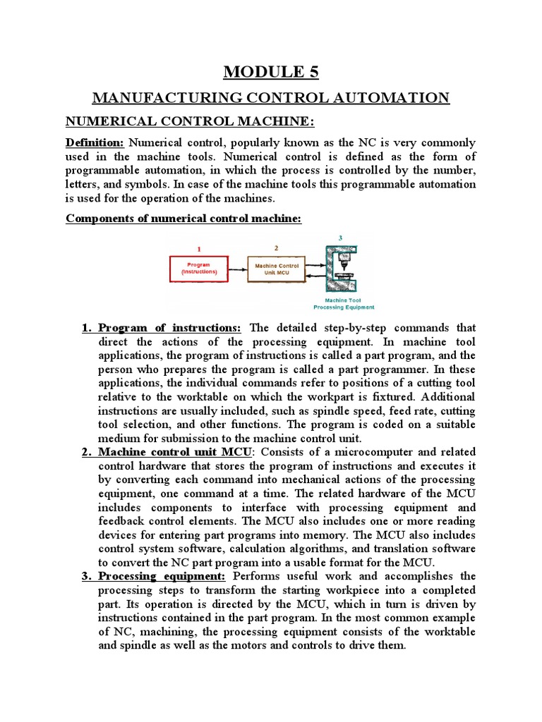 Understanding Numerical Control Machines | PDF | Numerical Control ...