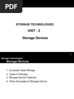 Unit - 2 Storage Devices