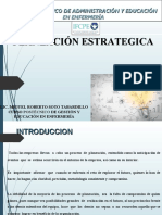 Planificación Estratégica en Gestión en Enfermería