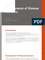 Management of Human Resource - Civil Service Commission