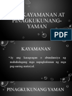 Ang Kayamanan at Pinagkukunang-Yaman