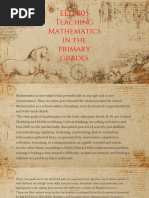 EED 005 Teaching Mathematics in The Primary Grades