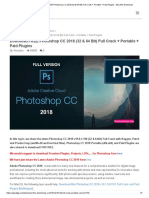 FREE Photoshop CC 2018 (32 & 64 Bit) Full Crack + Portable + Paid Plugins - Mac Win Download