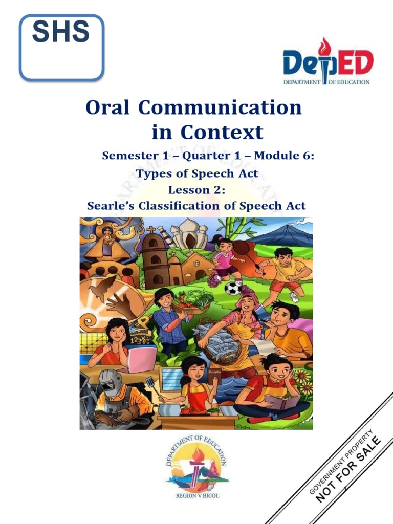 Oral Communication Q1 M6 L2 | PDF | Human Communication | Cognition