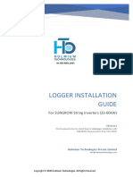 Holmium Logger Installation Guide Sngrow Inverter