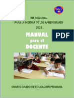 Manual para El Docente 4°mat y Lectura - Primaria