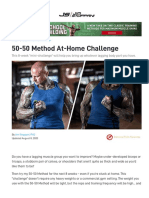 5050 Method at Home Challenge