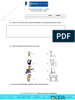 Pet Avaliativo Artes 1° Ano