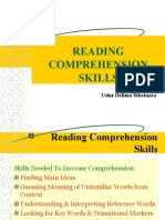 Reading Comprehension Skills: Udur Delima Sibatuara