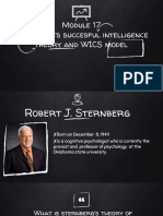 Sternberg's Succesful Intelligence Theory and WICS Model