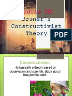 Module 12 Bruners Constructivist Theory