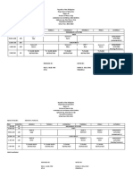 Teachers Schedule